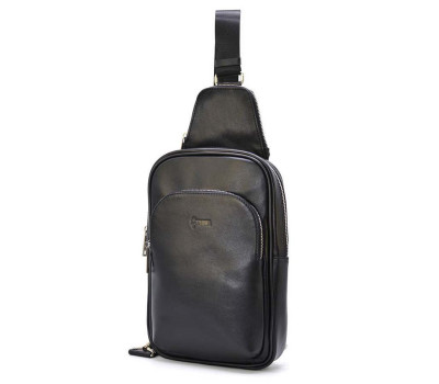 Люксовий слінг, шкіряний рюкзак на одне плече TARWA GA-0105-4lx