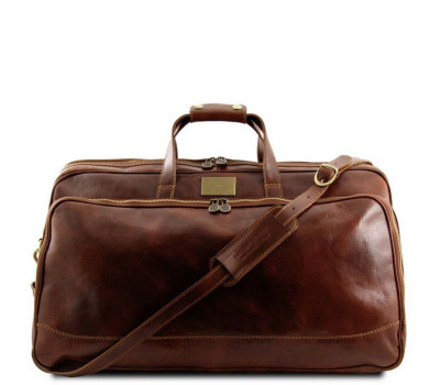 Кожаная дорожная сумка на колесах - Большой размер Tuscany Leather Bora Bora TL3067