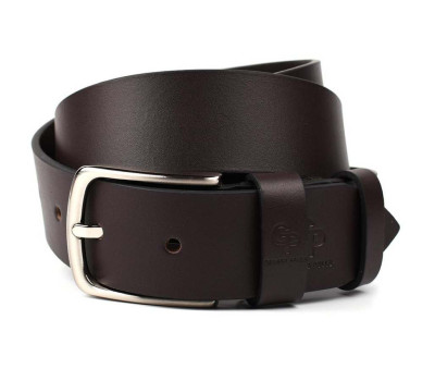 Кожаный ремень GP Grande Pelle 413012300 коричневый 40мм