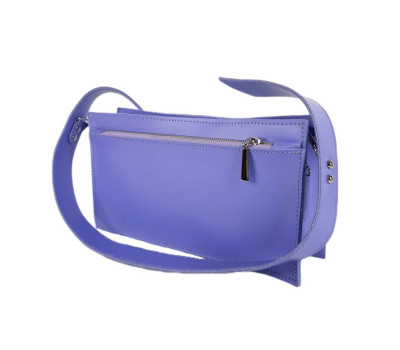 Сумка жіноча "Паола" натуральна шкіра, фіалковий