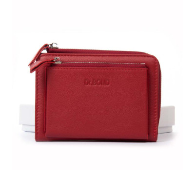 Гаманець Шкіряний Жіночий Classic DR. BOND WN-23-20 red Podium