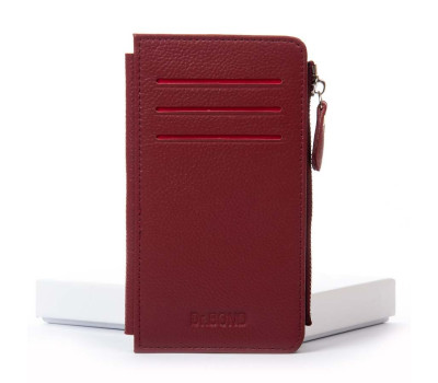 Гаманець Шкіряний Жіночий Classic DR. BOND WN-23-16 wine-red Podium