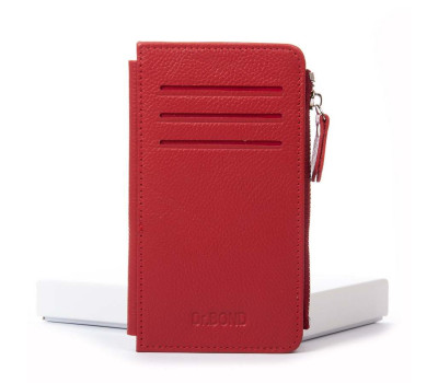 Гаманець Шкіряний Жіночий Classic DR. BOND WN-23-16 red Podium