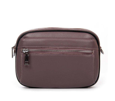 Сумка Шкіряна Жіноча Клатч ALEX RAI F-5507 purple Podium