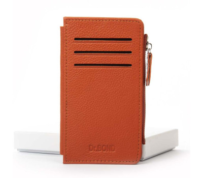 Гаманець Шкіряний Жіночий Classic DR. BOND WN-23-16 orange Podium