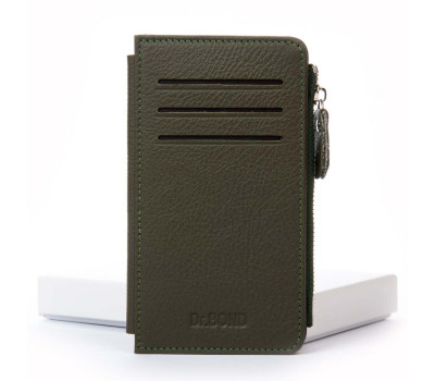 Гаманець Шкіряний Жіночий Classic DR. BOND WN-23-16 green Podium