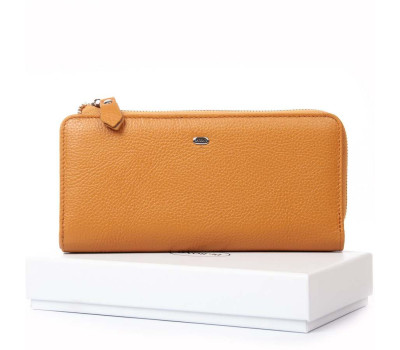Гаманець Шкіряний Жіночий Classic DR. BOND WN-23-21 yellow Podium