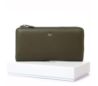 Гаманець Шкіряний Жіночий Classic DR. BOND WN-23-21 green Podium