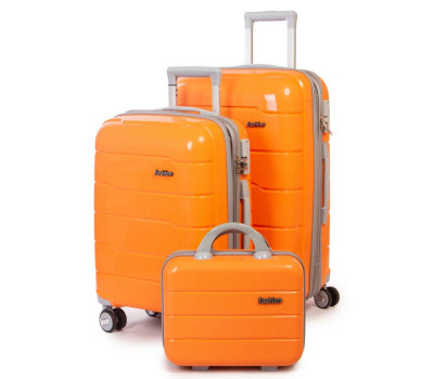 Дорожня Валіза 2/1 ABS-пластик FASHION PP1-PLUS-1 orange Podium