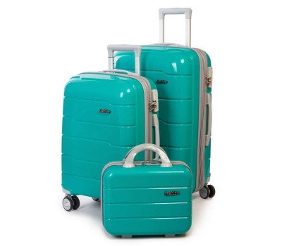 Дорожня Валіза 2/1 ABS-пластик FASHION PP1-PLUS-1 dark-green Podium