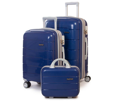 Дорожня Валіза 2/1 ABS-пластик FASHION PP1-PLUS-1 dark-blue Podium