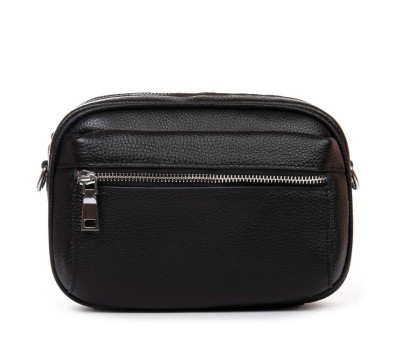 Сумка Шкіряна Жіноча Клатч ALEX RAI F-5507 black Podium