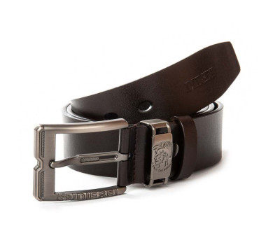 Ремінь шкіряний чоловічий DS-007 brown Podium