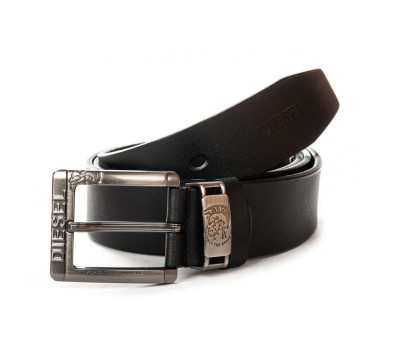 Ремінь шкіряний чоловічий DS-009 black Podium