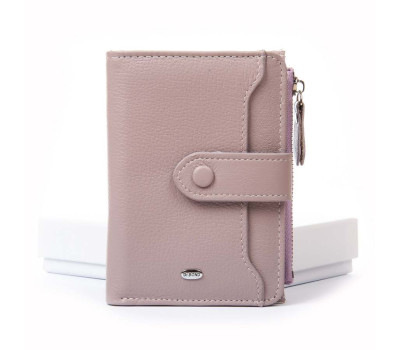 Гаманець Шкіряний Жіночий Classic DR. BOND WN-23-17 pink-purple Podium