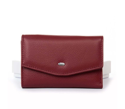 Гаманець Шкіряний Жіночий Classic DR. BOND WN-23-18 wine-red Podium