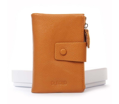 Гаманець Шкіряний Жіночий Classic DR. BOND WN-23-19 yellow Podium