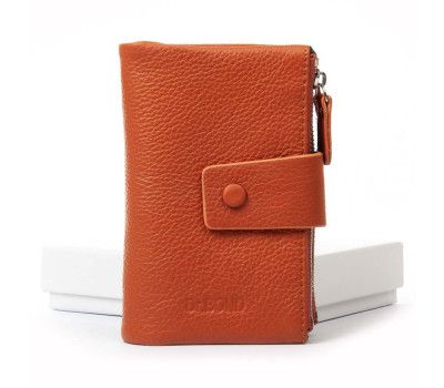 Гаманець Шкіряний Жіночий Classic DR. BOND WN-23-19 orange Podium