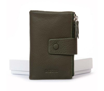 Гаманець Шкіряний Жіночий Classic DR. BOND WN-23-19 green Podium