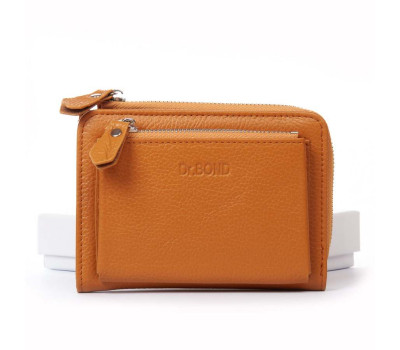 Гаманець Шкіряний Жіночий Classic DR. BOND WN-23-20 yellow Podium