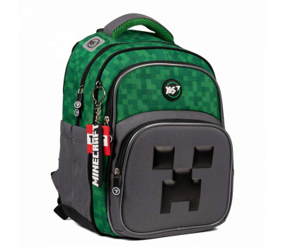 Рюкзак шкільний напівкаркасний Yes Minecraft S-91