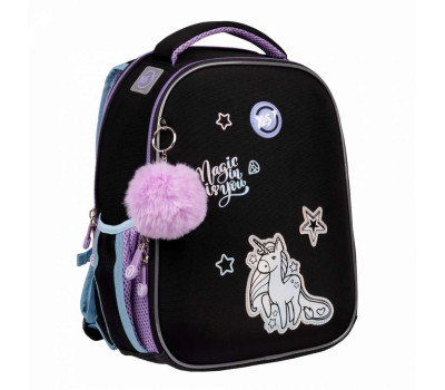 Рюкзак шкільний каркасний Yes Magic Rainbow Unicorn H-100
