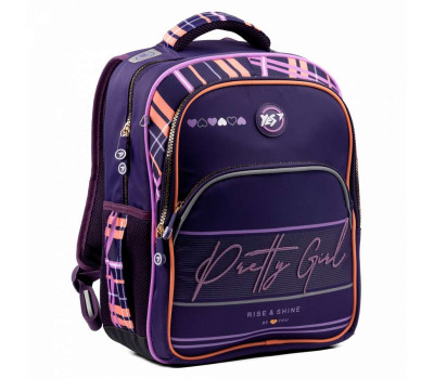 Рюкзак шкільний напівкаркасний YES S-40 Pretty girl