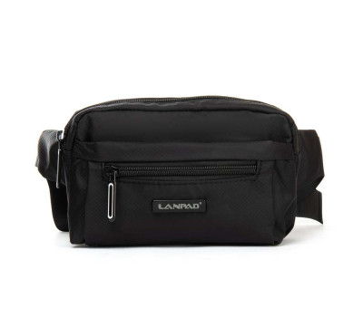 Сумка Чоловіча На пояс нейлон Lanpad 61015 black