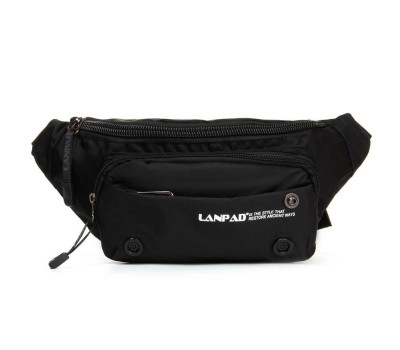 Сумка Чоловіча На пояс нейлон Lanpad 8350 black