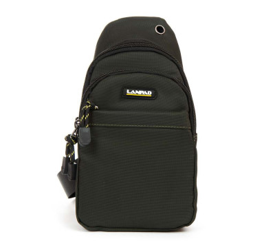 Сумка Мужская На Плечо нейлон Lanpad 3787 green