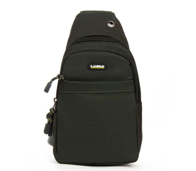 Сумка Мужская На Плечо нейлон Lanpad 3786 green