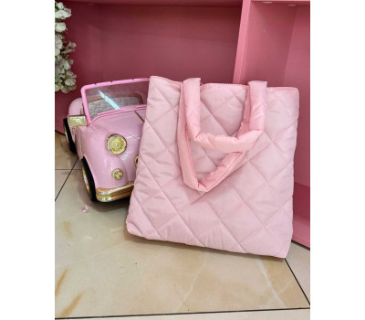 Сумка жіноча «Мила» кубики рожева WeLassie