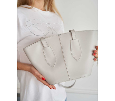 Стильна жіноча сумочка «Марта» сіра WeLassie