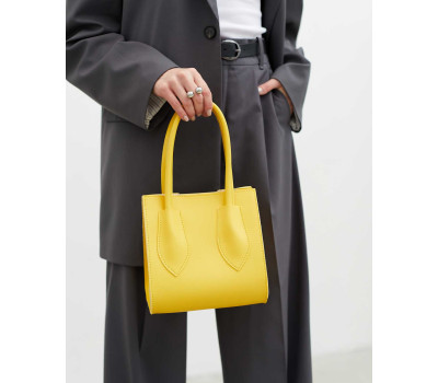 Стильна жіноча сумочка «Ліана» жовта WeLassie