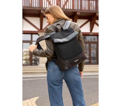 Жіночий рюкзак Sambag Rene Option чорний