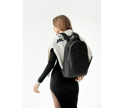 Жіночий рюкзак Sambag Zard LZN чорний тканевий