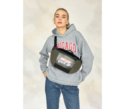 Велика жіноча поясна сумка бананка Sambag DynamicDartII never give up