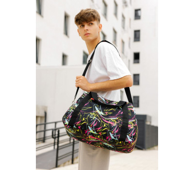 Чоловіча спортивна сумка Sambag Vogue LQH принт "Abstract"