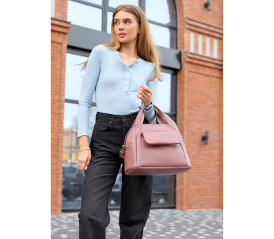 Жіноча спортивна сумка Sambag Vogue PRM рожева