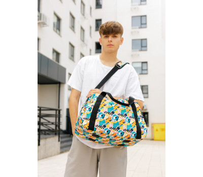 Чоловіча спортивна сумка Sambag Vogue LQH принт "Light"