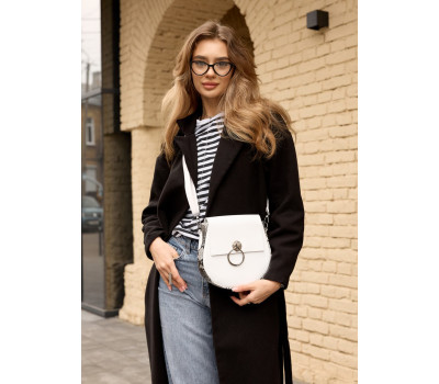 Жіноча сумка Leoma Circle біла