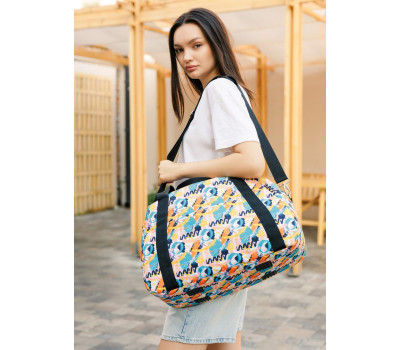 Жіноча спортивна сумка Sambag Vogue LQH ПРИНТ "Light"