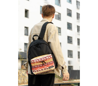 Чоловічий рюкзак Sambag Active тканевий з принтом "Africa"