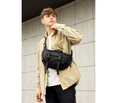 Велика чоловіча поясна сумка бананка Sambag DynamicDart тканева