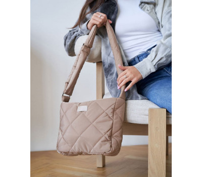 Женская сумка «Кико» бежевый кубик WeLassie