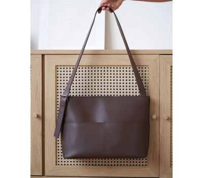 Жіноча сумка «Тейлор» шоколадна WeLassie