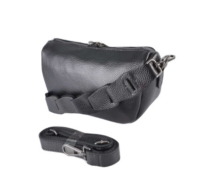 832 сумка кожа черная Lucherino