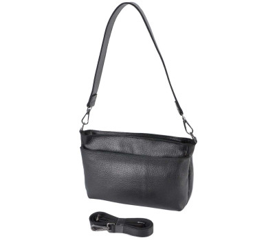 754 сумка шкіра чорна Lucherino