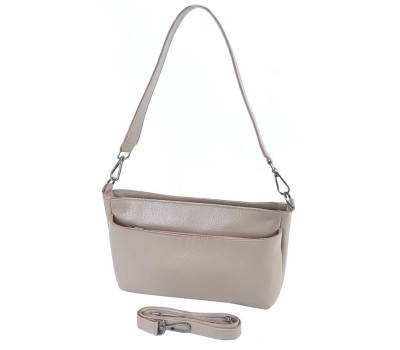 754 сумка кожа капучино Lucherino