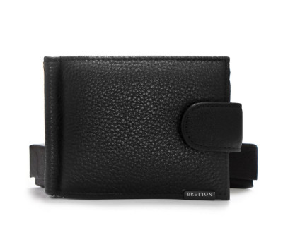 Гаманець шкіряний Чоловічий BE BRETTON 163-33 black